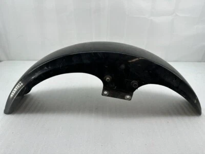 GUARDABARROS DELANTERO BMW USADO NO METÁLICO NEGRO R65, R65LS Y R80 - SE ADAPTA A MODELOS DE AMORTIGUADOR DOBLE Foto 1 de 4