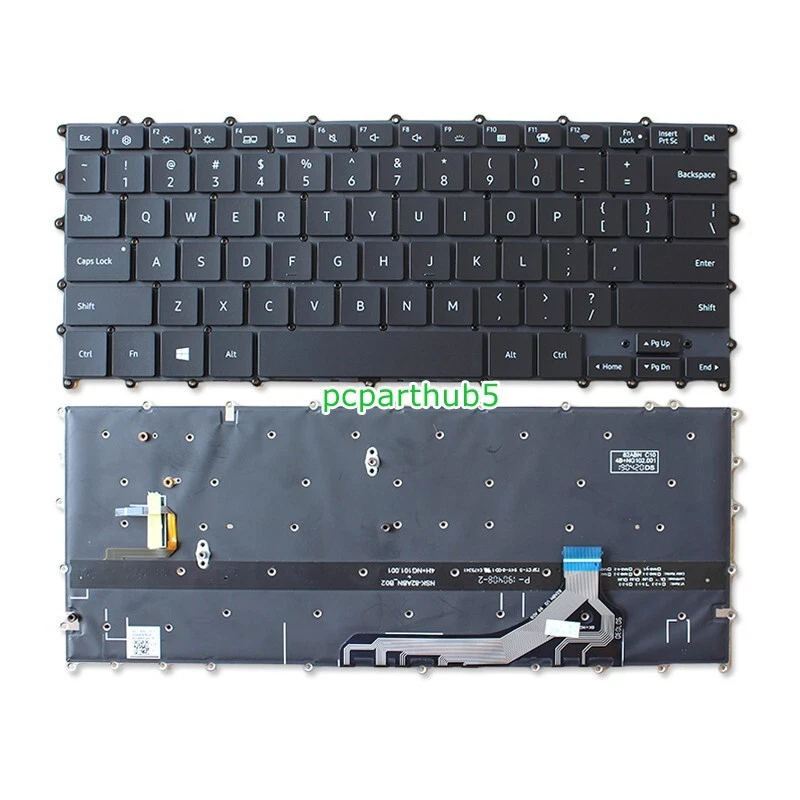 Nuevo teclado para computadora portátil Samsung NP930MBE 930MBE NP930MBE-K05US retroiluminado en Estados Unidos BA59-04382 Foto 1 de 1