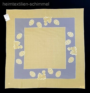 PLAUENER SPITZE ® Tischdecke Mitteldecke Deckchen OSTERN Tischdeckchen 82x82cm - Bild 1 von 4