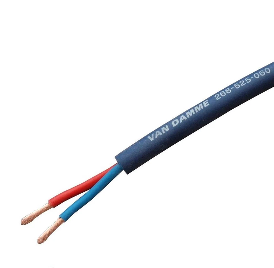 Van Damme 268-525-060 Blue Series Studio Grade Classic 2x2.5mm2 Speaker Cable - Image 1 of 1