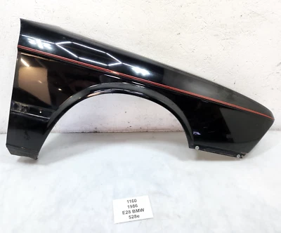✅ 82-88 OEM BMW E28 528 535 M5 panel guardabarros delantero derecho pasajero negro 086 * Foto 1 de 4