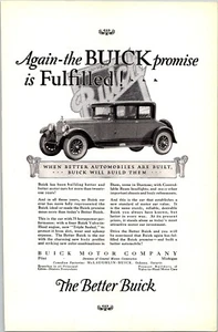 PRINT AD 1925 Buick Master Six McLaughlin Oshawa ON Flint MI 6.5 x 10 - Picture 1 of 3