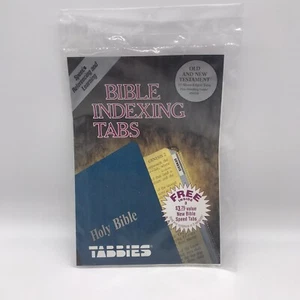 Pestañas de indexación bíblica del Antiguo y Nuevo Testamento 77 pestañas con bordes plateados + pestañas de velocidad gratis - Imagen 1 de 5