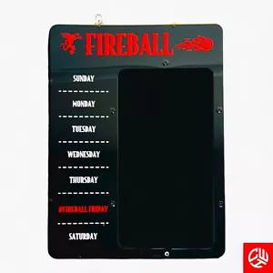 Fireball - Illuminated LED - Chalk Board - Daily Menu sign - Picture 1 of 3