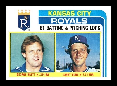 1982 Topps Baseball #96 Kansas City Royals Team Checklist George Brett NM - Image 1 of 4