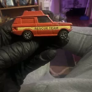 Vintage Diecast Corgi Juniors Rescue Team Range Rover Scale 1:64 - Picture 1 of 4