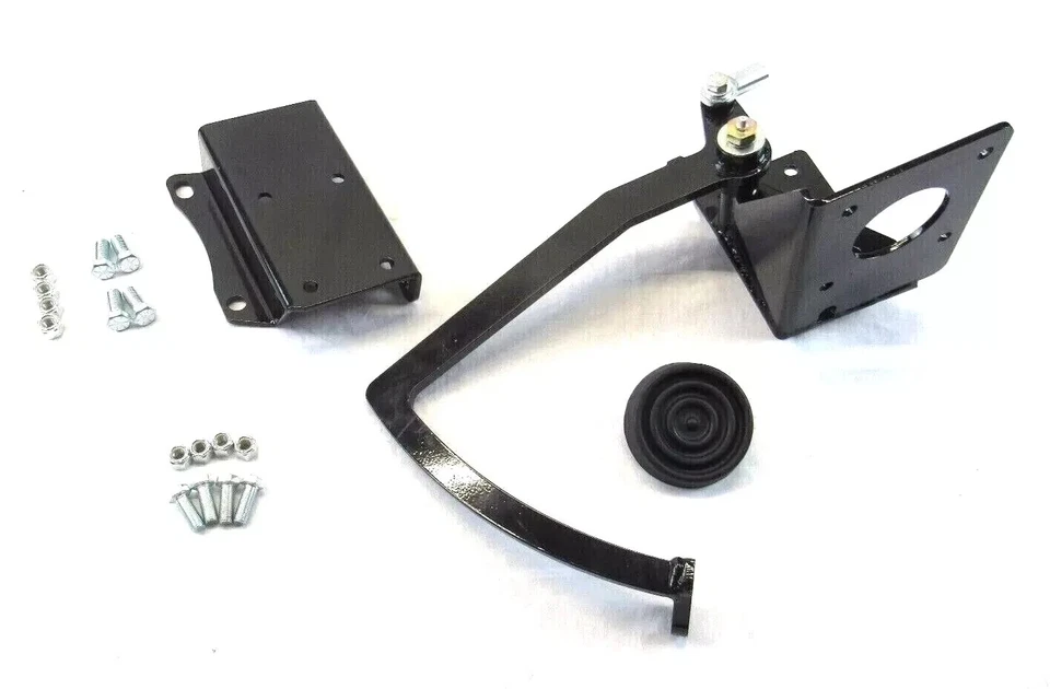 Soporte de refuerzo de pedal de freno de montaje en cuadro de camioneta Chevy 1947 1954 negro camioneta GMC Foto 1 de 3