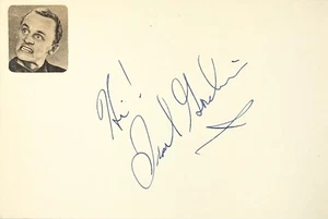 FRANK GORSHIN signed Autogramm 4x6 KARTEIKARTE Invasion der Untertasse Männer BATMAN - Bild 1 von 6