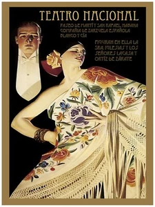 8269.Decoration Poster.Home Room wall art design print.National theater.Nouveau - Picture 1 of 1