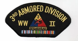 3rd Armored Division WWII Hat Patch - Picture 1 of 1