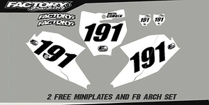 pre printed backgrounds TO FIT SX SXF SX MODEL and more - Foto 1 di 1