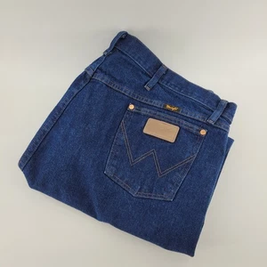 Jeans uomo Wrangler 46x30 lavaggio scuro taglio cowboy vestibilità regolare cotone - Foto 1 di 6