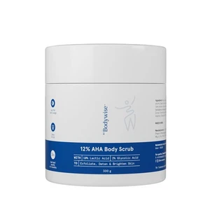 Exfoliante corporal exfoliante Be Bodywise 12 % láctico AHA para eliminación de bronceado 300 ml - Imagen 1 de 9