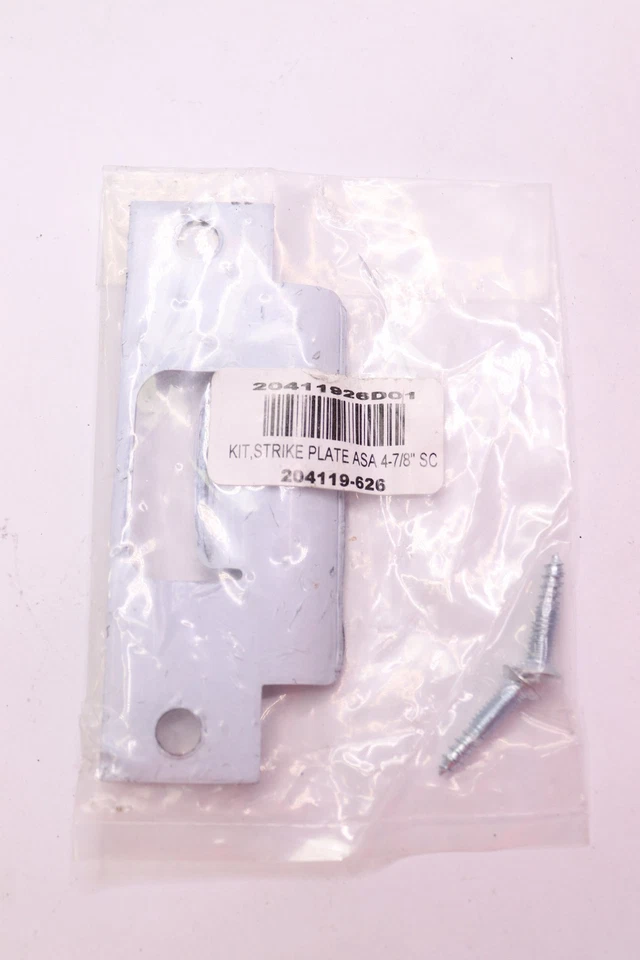 Simplex ASA Strike Plate Satin Chrome Stainless Steel 4-7/8" L x 1-7/8" W - Image 1 of 1