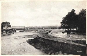 Die Lachsfischerei Galway Irland Silber Postkarte - Bild 1 von 2