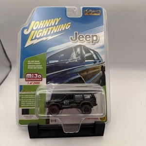 JOHNNY LIGHTNING MiJo Exclusive (1 OF 2400) Black JEEP CHEROKEE XJ  - Picture 1 of 2