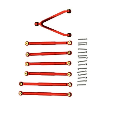 7 Pack Aluminum Link Set For Axial SCX24 AXI90081 1/24 Scale RC Crawler Buggy - Image 1 of 4