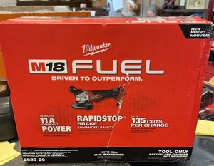 Milwaukee 2888-20 M18 FUEL 4-1/2"/5 regelbarer Bremsschleifer Paddelschalter - Bild 1 von 4