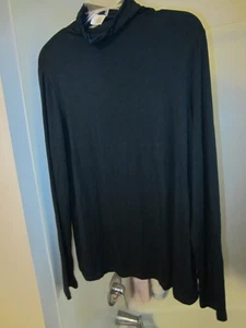 NWOT women's mock neck top Cupio Size XL green color SOFT - Picture 1 of 9