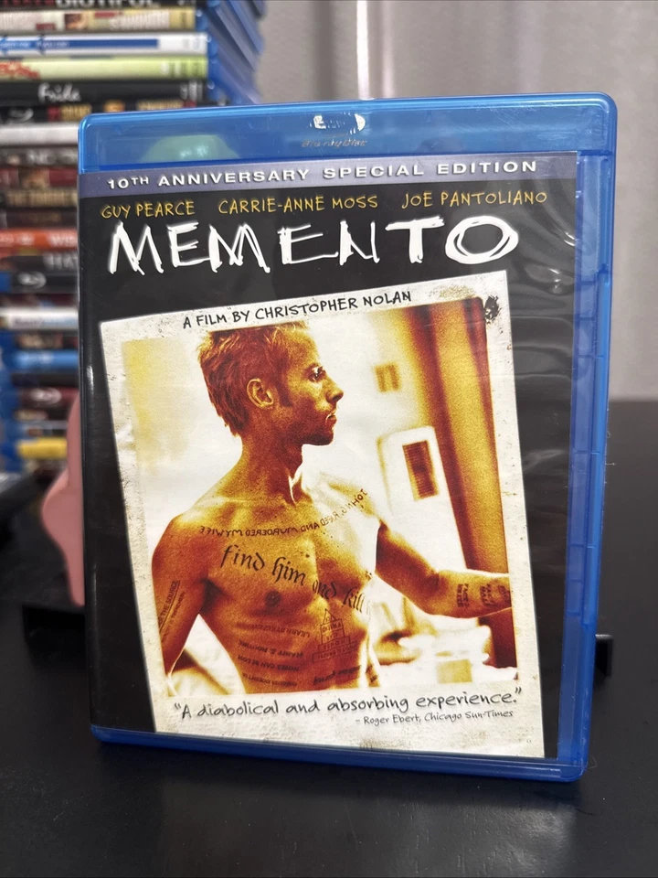 Memento (2000) Blu-Ray 2011 Widescreen 10th Anniversary Special Edition OOP - Imagem 1 de 2