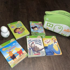 ⭐️ Leapfrog Tag Jr Reader & Case 5 Books Bundle Set - Picture 1 of 4