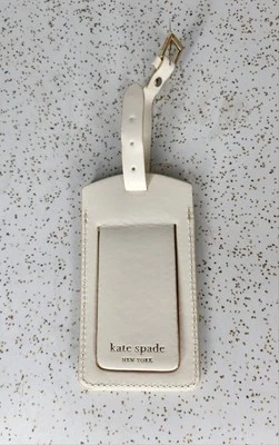 Kate Spade New York - White Miss To Mrs Luggage Tag New! Wedding Bridal Gift - Image 1 of 4