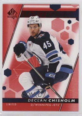 2022-23 SP Authentic Future Watch Limited Red Declan Chisholm #181 Rookie RC - Image 1 of 3