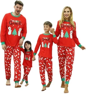 Pigiama Natale Famiglia, Pigiami Natalizi per Tutta La Famiglia, Pigiama Nataliz - Foto 1 di 12