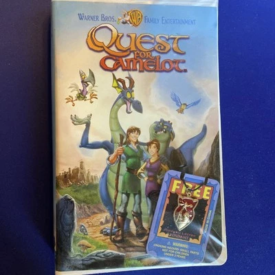 Quest For Camelot (VHS, 1998, Warner Brothers Clam Shell) FACTORY SEALED RARE - Image 1 of 4