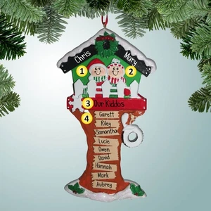 Personalized Christmas Tree House Family Christmas Ornament - Picture 1 of 1