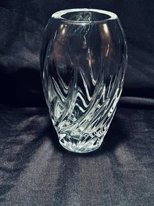 Marquis by Waterford schwere Bleikristall Wyndmere Collection Vase (klein) - Bild 1 von 6