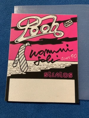 POOH - VECCHIO CARTONCINO PASS  - TOUR "UOMINI SOLI" 1990 - Image 1 of 3