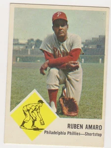 1963 Fleer #50 Ruben Amaro - Philadelphia Phillies, Near Mint Condition - Picture 1 of 1