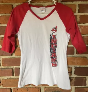 MLB CLEVELAND INDIANS CHIEF ROSSO E BIANCO DONNA MEDIUM - Foto 1 di 6