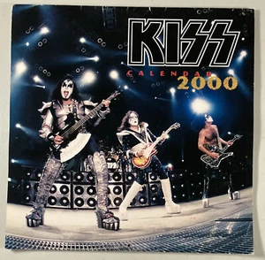 KISS:  12 month Calendar, 2000: • Paul, Gene Simmons, Ace Frehely, Peter • - Picture 1 of 2