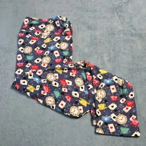 Ambrie Plus Capri Leggings Alice In Wonderland Themed Print, Blue, Cards, Teacup - Bild 1 von 7
