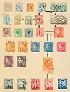 1951-1953 BELGIUM BELGIE BELGIQUE Postage Stamps - Picture 1 of 4