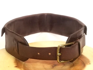 DKNY Women's Brown Genuine Leather Studded Belt with Slots Size Small - 837101 - Picture 1 of 7