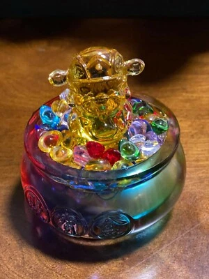 Multicolor Crystal Glaze Chinese Fengshui Wealth Yuanbao - Image 1 of 3