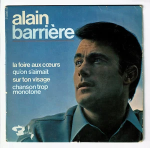 Alain BARRIERE Vinyl 45T EP LA FOIRE AUX COEURS - SUR TON FACE - BARCLAY 71086 - Bild 1 von 3