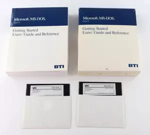 Microsoft MS-DOS 5.0 User's Guide and Reference W/ 5.25" Program Disks - Picture 1 of 9