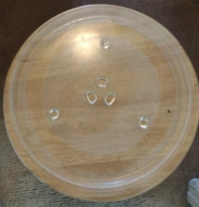 Microwave Glass Plate Dish Replacement OEM Pottery L 57 Round OD 10 5/8 New Rare - Picture 1 of 6