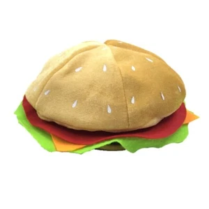 Hamburger Hat Silly Cap for Halloween Festival Costume Party Supplies - Picture 1 of 8