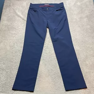 Kenneth Cole marineblaue Golfhose Herren Größe 34x32 (34x31) Performance Stretch - Bild 1 von 11