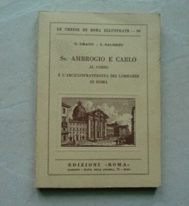 SANT'AMBROGIO E CARLO AL CORSO E L'ARCICONBRATERNITA DEI LOMBARDI IN ROM 1967 - Bild 1 von 3