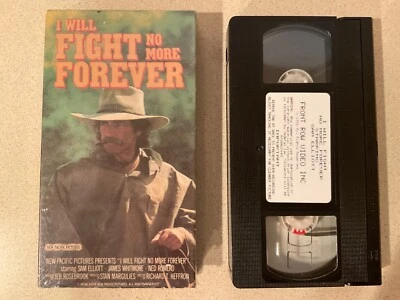 I Will Fight No More Forever (VHS, 1989) Sam Elliott, James Whitmore Foto 1 de 3
