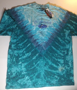 NWT VTG Wiseguy Sportswear Ft Lauderdale FL Men's XL Tie Dye T Shirt Dolphins - Picture 1 of 12