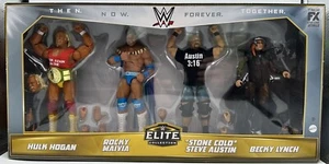 WW Elite Collection Hulk Hogan Rocky Maivia Steve Austin Becky Lynch Mattel 2023 - Picture 1 of 4