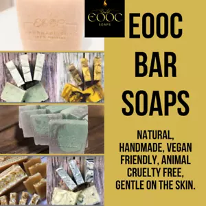 Handmade Vegan Natural UK Soap & Shampoo Bars, Cold Process Soap - 50g and 110g - Picture 1 of 15