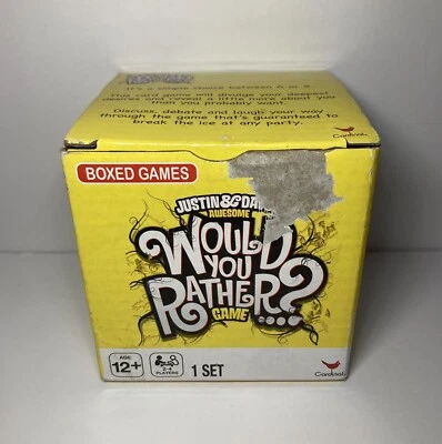 Spin Master Boardgame  Would You Rather Board Game 100% Complete - Image 1 of 2